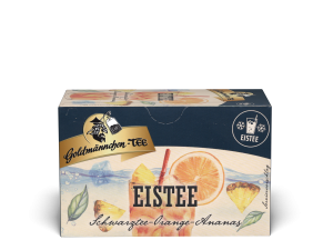 Eistee Schwarztee-Orange-Ananas